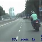 Pościg za nietrzeźwym motocyklistą na ulicach Warszawy