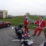 Mikołajowie na motorach - pozytywne!